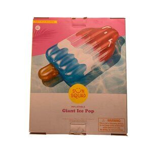 Sun Squad Inflatable Giant Ice Pop Pool Float 5 Ft 11 1/4 In Long Ages 8+